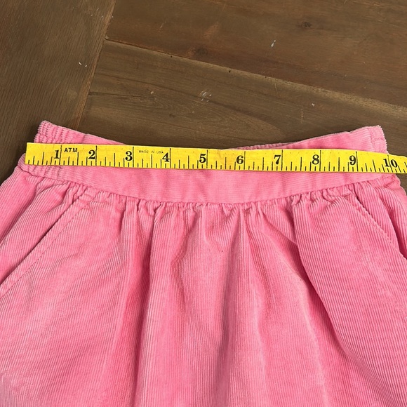 🍭Crewcuts pink corduroy girl’s skirt with side pockets. Like new. Size: 4-5 - Picture 5 of 9